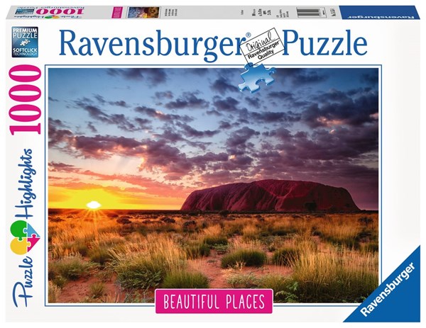 Ravensburger (15155) - "Ayers Rock, Australia" - 1000 pieces puzzle