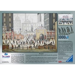 Ravensburger (19748) - L. S. Lowry: "Lowry Coming From the Mill" - 1000 pieces puzzle