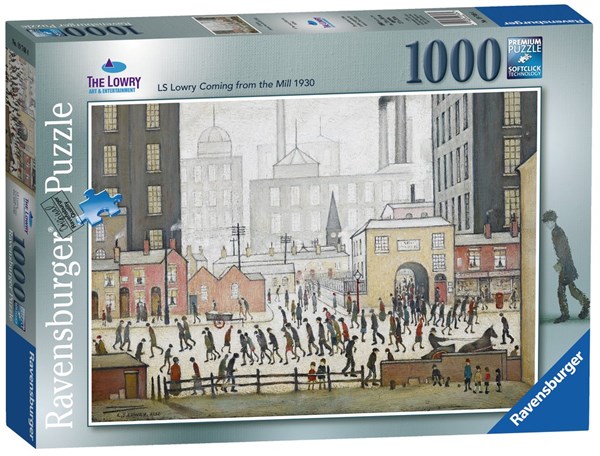 Ravensburger (19748) - L. S. Lowry: "Lowry Coming From the Mill" - 1000 pieces puzzle