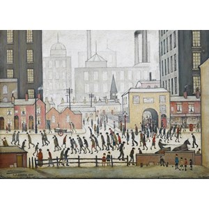 Ravensburger (19748) - L. S. Lowry: "Lowry Coming From the Mill" - 1000 pieces puzzle