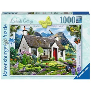 Ravensburger (15163) - "Lochside Cottage" - 1000 pieces puzzle