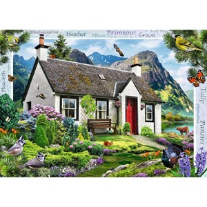 Ravensburger (15163) - "Lochside Cottage" - 1000 pieces puzzle