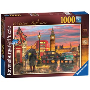 Ravensburger (19716) - "London, Westminster Reflections" - 1000 pieces puzzle