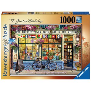 Ravensburger (15337) - "The Greatest Bookshop" - 1000 pieces puzzle