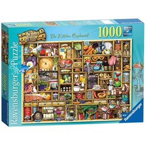 Ravensburger (19107) - Colin Thompson: "The Curious Cupboard, The Kitchen Cupboard" - 1000 pieces puzzle
