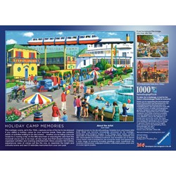 Ravensburger (19719) - Kevin Walsh: "Holiday Camp Memories" - 1000 pieces puzzle