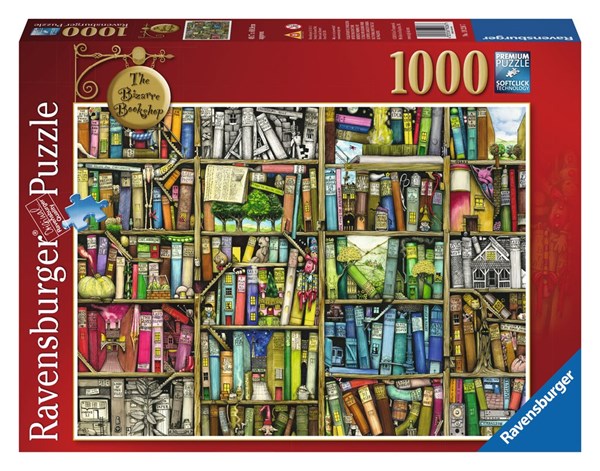 Ravensburger (19226) - Colin Thompson: "The Bizarre Bookshop" - 1000 pieces puzzle