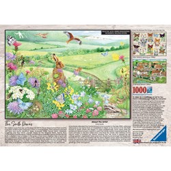 Ravensburger (15176) - Anne Searle: "Walking World, South Downs" - 1000 pieces puzzle