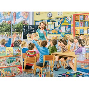 Ravensburger (14676) - "Happy Days at Work, The Teacher" - 500 pieces puzzle