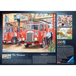 Ravensburger (14782) - Trevor Mitchell: "The Fireman" - 500 pieces puzzle