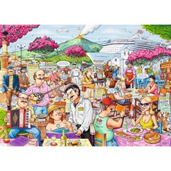 Ravensburger (19820) - Geoffrey Tristram: "The Cruise Ship" - 1000 pieces puzzle