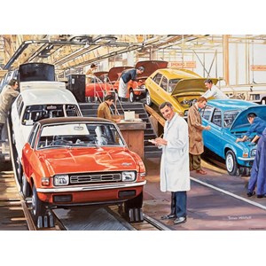 Ravensburger (14817) - Trevor Mitchell: "The Factory Worker" - 500 pieces puzzle