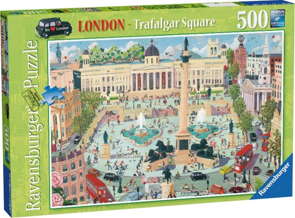 Ravensburger (14546) - "Trafalgar Square" - 500 pieces puzzle