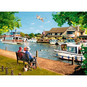 Ravensburger (14051) - "Picturesque Norfolk" - 500 pieces puzzle