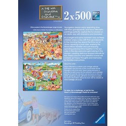 Ravensburger (14072) - "Day with Grandma and Grandpa" - 500 pieces puzzle