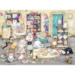 Ravensburger (14079) - Linda Jane Smith: "On the High Street" - 500 pieces puzzle