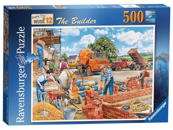 Ravensburger (14736) - Trevor Mitchell: "The Builder" - 500 pieces puzzle