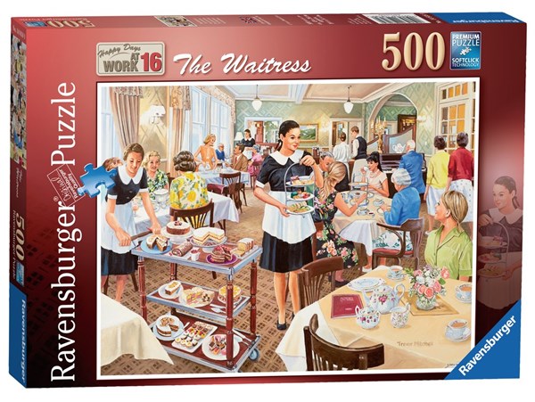 Ravensburger (14818) - Trevor Mitchell: "The Waitress" - 500 pieces puzzle