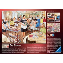 Ravensburger (14818) - Trevor Mitchell: "The Waitress" - 500 pieces puzzle
