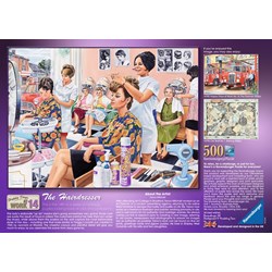 Ravensburger (14780) - Trevor Mitchell: "The Hairdresser" - 500 pieces puzzle