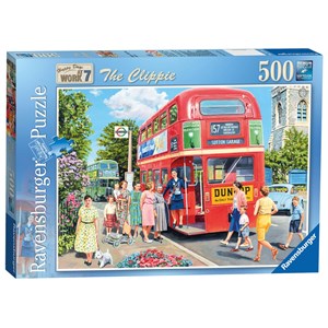 Ravensburger (14292) - Trevor Mitchell: "The Clippie" - 500 pieces puzzle