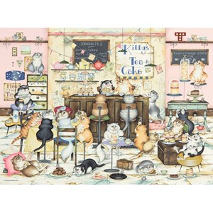 Ravensburger (14794) - Linda Jane Smith: "Kitty's Cakes" - 500 pieces puzzle