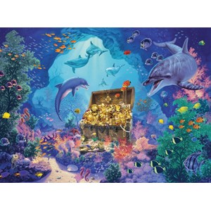 Ravensburger (13255) - "Deep Sea Treasure" - 300 pieces puzzle