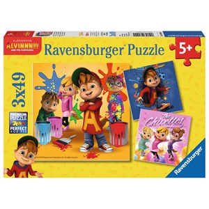 Ravensburger (08044) - "Alvin & the Chipmunks" - 49 pieces puzzle