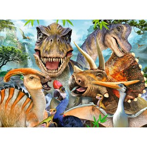 Ravensburger (13246) - "Delighted Dinos" - 300 pieces puzzle