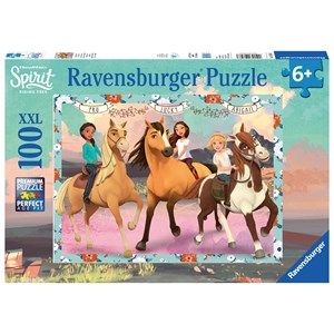 Ravensburger (10748) - "Dreamworks Spirit" - 100 pieces puzzle