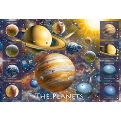 Ravensburger (10853) - "The Planets" - 100 pieces puzzle
