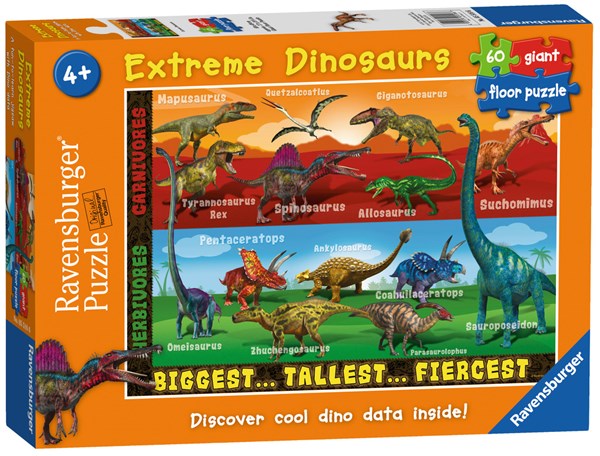 Ravensburger (05516) - "Extreme Dinosaurs" - 60 pieces puzzle