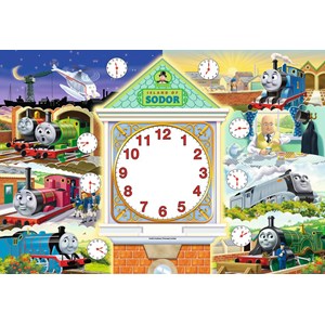 Ravensburger (07327) - "Thomas Right on Time Puzzle" - 60 pieces puzzle