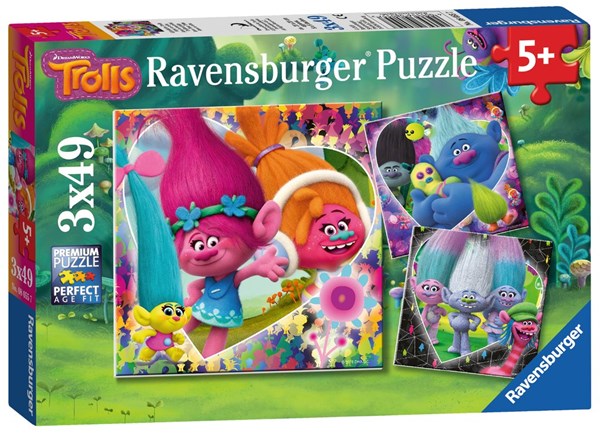 Ravensburger (08055) - "Trolls" - 49 pieces puzzle