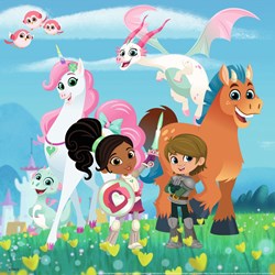 Ravensburger (08056) - "Nella the Princess Knight" - 49 pieces puzzle