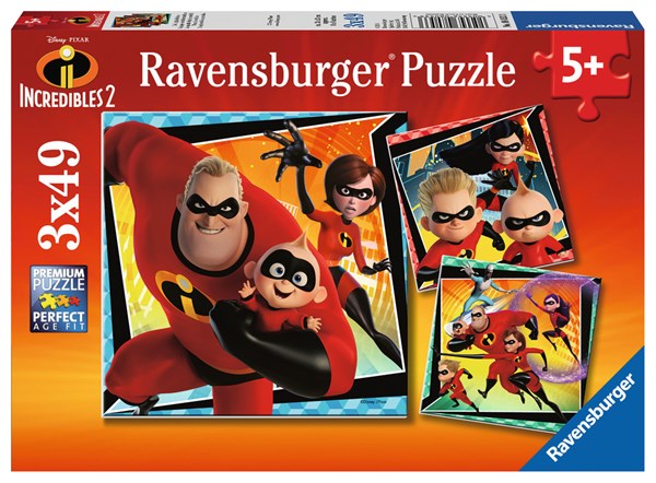Ravensburger (08053) - "The Incredibles 2" - 49 pieces puzzle