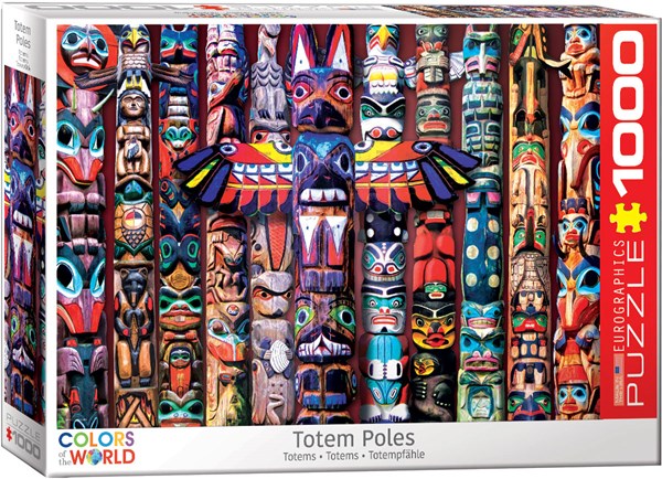 Eurographics (6000-5349) - "Totem Poles" - 1000 pieces puzzle