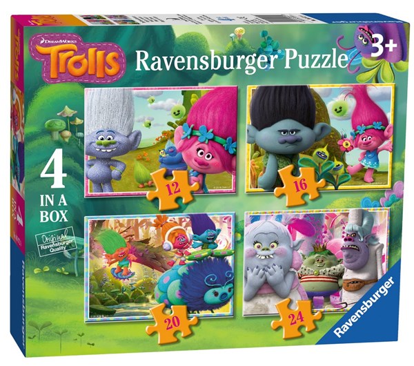 Ravensburger (06972) - "Trolls" - 12 16 20 24 pieces puzzle
