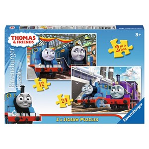Ravensburger (07237) - "Thomas & Friends" - 12 24 pieces puzzle