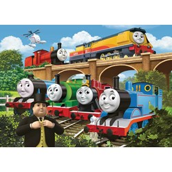 Ravensburger (05550) - "Thomas & Friends, Rebecca joins the Team" - 24 pieces puzzle