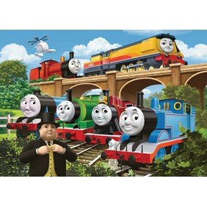 Ravensburger (05550) - "Thomas & Friends, Rebecca joins the Team" - 24 pieces puzzle