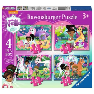 Ravensburger (06982) - "Nella the Princess Knight" - 12 16 20 24 pieces puzzle