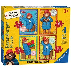 Ravensburger (06893) - "Paddington Bear" - 12 16 20 24 pieces puzzle