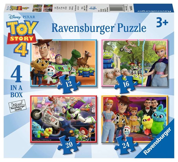 Ravensburger (06833) - "Toy Story 4" - 12 16 20 24 pieces puzzle
