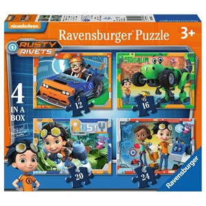 Ravensburger (06983) - "Rusty Rivets" - 12 16 20 24 pieces puzzle