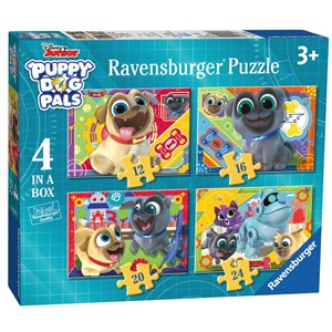 Ravensburger (06988) - "Puppy Dog Pals" - 12 16 20 24 pieces puzzle