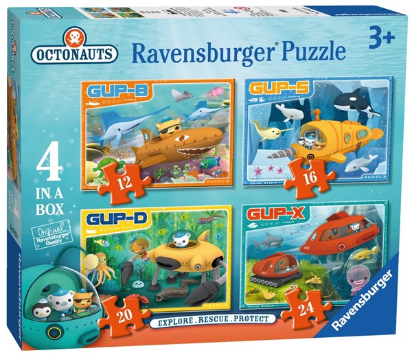 Ravensburger (07022) - "Octonauts" - 12 16 20 24 pieces puzzle