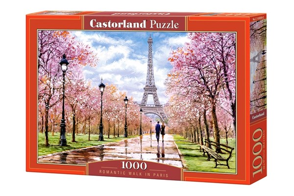 Castorland (C-104369) - "Romantic Walk In Paris" - 1000 pieces puzzle
