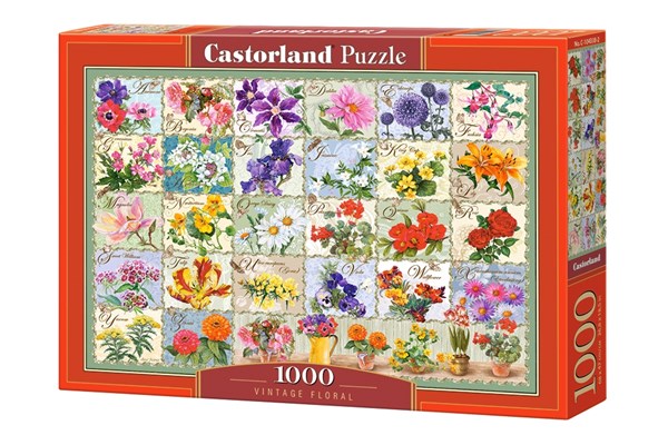 Castorland (C-104338) - "Vintage Floral" - 1000 pieces puzzle
