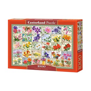 Castorland (C-104338) - "Vintage Floral" - 1000 pieces puzzle